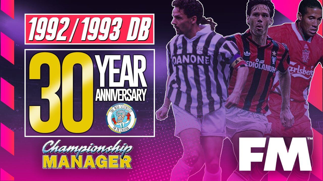 The history of Championship Manager, part one: from 1992 debut to